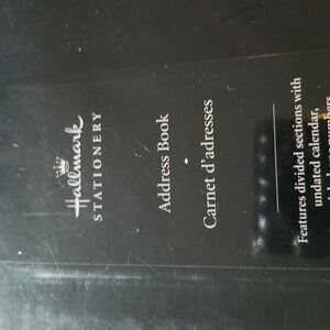 New Hallmark address book